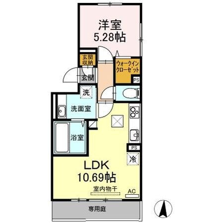 川尻駅 徒歩10分 1階の物件間取画像